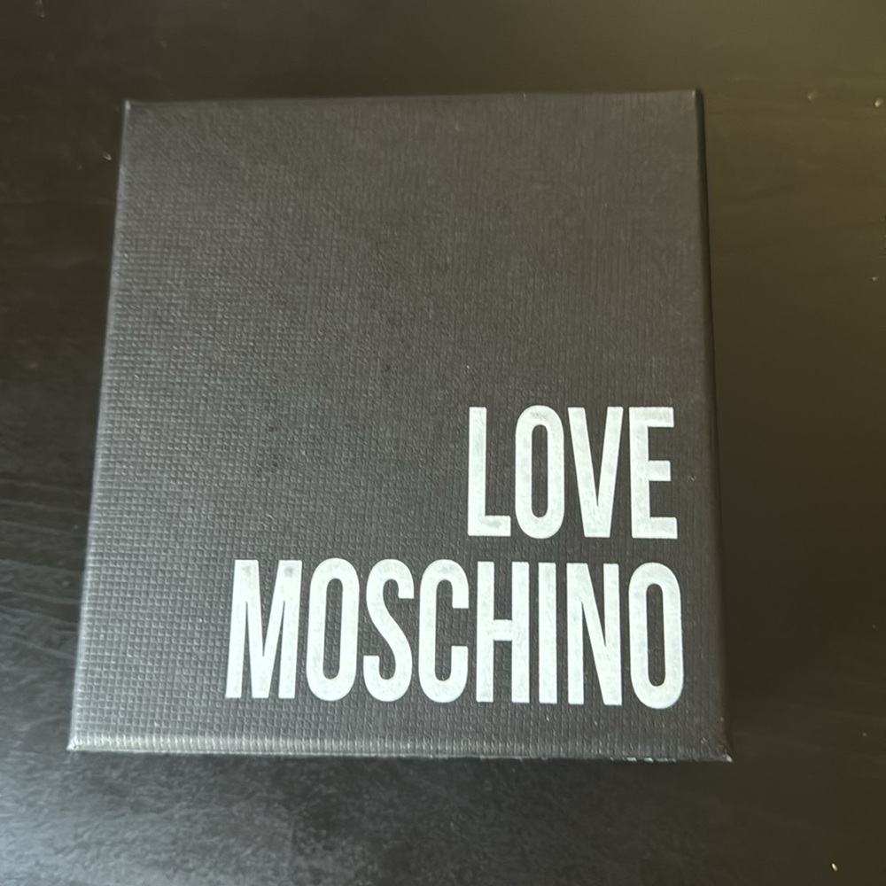 Love Moschino Red Croc Card Holder - Picture 4 of 4